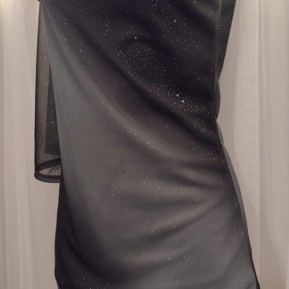 One Shoulder Smoky Shimmery Blouse - Picture 11 of 13